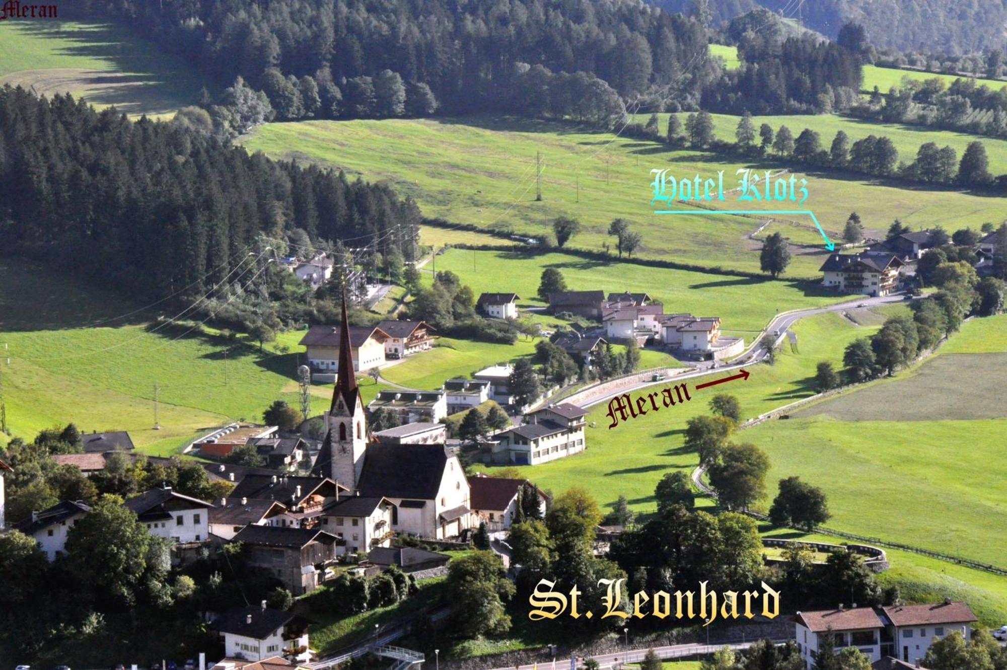 Hotel Klotz San Leonardo in Passiria Eksteriør bilde